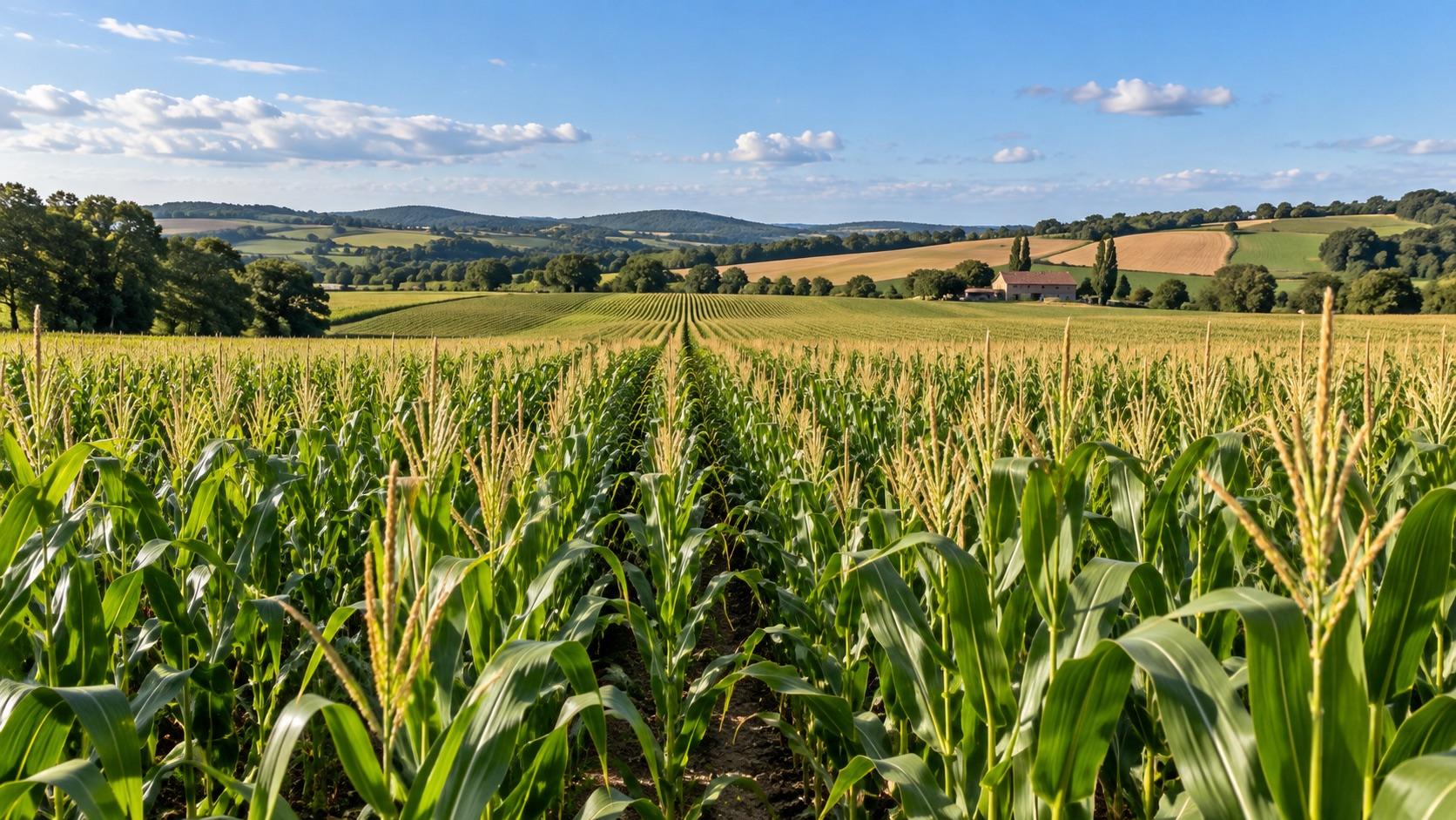 Maïs en 2025 : davantage de surface, mais moins de production